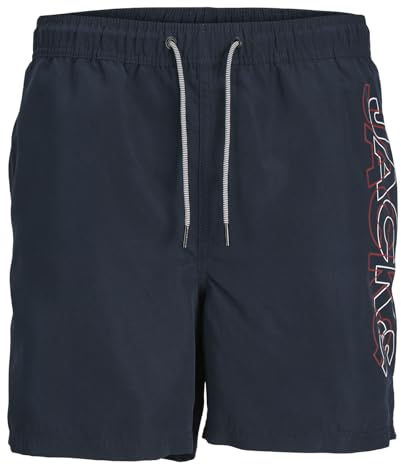 JACK & JONES Mens Swim Shorts Navy Blazer L