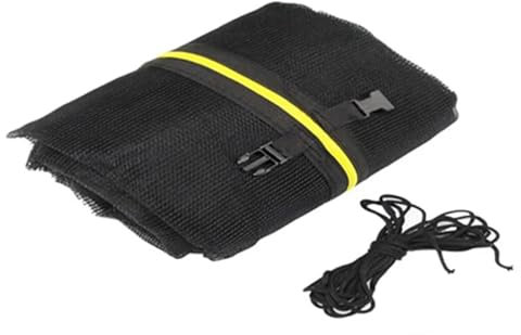Rete Tappeto Elastico Recinzione di sicurezza for trampolini con telai rotondi, recinzione protettiva elastica ad alta resistenza, rete di sicurezza anticaduta for accessori for trampolini da esterno(