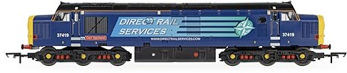 Hornby - R30437 RailRoad - DRS - Class 37 - 'Carl Haviland' 37419 Locomotive Era 11 Model Train, Blue