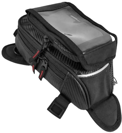 Zaini da serbatoio magnetici per moto, borsa da serbatoio per moto, borsa da serbatoio, impermeabile, borsa da sella, borsa da sella, borsa da sella, borsa per touchscreen
