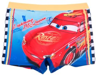 Disney Pixar Cars Pantaloncini da Bagno da Ragazzo, Boxer Costume da Bagno per Bambino, Taglie 3 a 6 Anni (IT, età, 6 Anni, Regular, Blu)