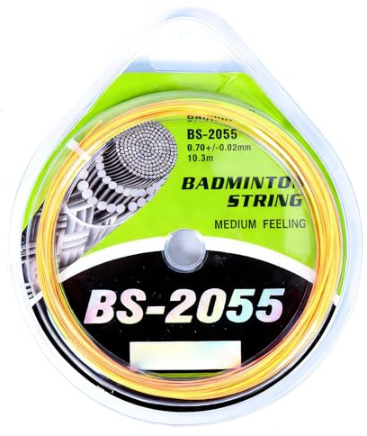 KACCDE Cuerda de nailon de alta elasticidad para raqueta de bádminton de 10 m, cuerda de nailon para control y sensación duradera, alambre de raqueta de alta elasticidad