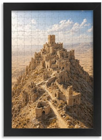 CLAMARO Puzzled - Marco para puzle de 36 x 49 cm, marco de fotos con marco de madera MDF de 30 mm de ancho, incluye cristal acrílico y parte posterior