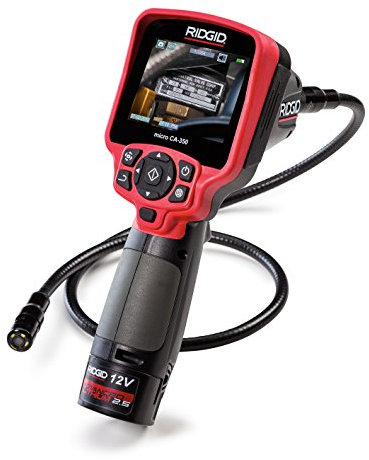 RIDGID 55903 micro CA-350 Hand-Inspektionskamera, Inspektionskamera, Boroskop, Endoskop, 17 mm Kamerakopf