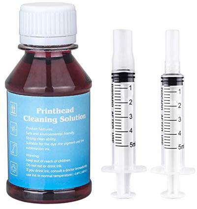 TBTeekk Inkjet Print Head Cleaner for 902 564XL Ink Cartridges Work with Officejet 6968 6978 4620 Photosmart 5520 6510 6520 7520 7510 DeskJet 3520 3522 Printer Cleaning Kit - 100 ml