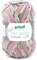 Gründl Hot Socks Torbole (Sockenwolle aus 75% Schurwolle (superwash) & 25% Polyamid, 4-fach Sockengarn, Nadelstärke: 2,5 - 3 mm), beige-chilli-pflaume-weiß-salatgrün-schiefergrau, 45 x 37 x 9 cm