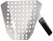 French Fries Shovel, Non-Slip Stainless Steel Funnel Scoop Ice Scoop, Fry Bagger Scooper Chip with Handles for Home Kitchen