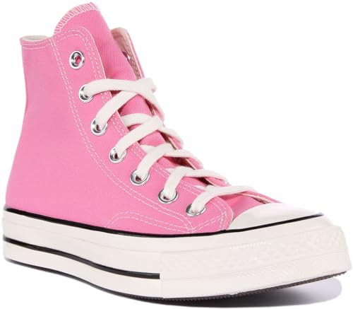 Converse Chuck Taylor 70 Hi Rose/Egret/Noir Taille 37 Homme 39 Femme 39 Femme/4.5 Homme, Aigrette Rose Noire, 37 EU