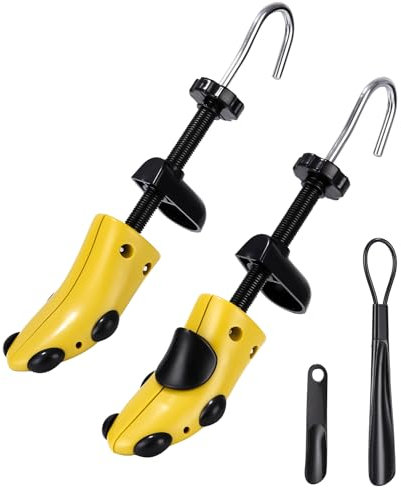 Fiabgum Schuhspanner, 2 PCS Schuhspanner Herren Und Damen, 4-Wege Shoe Stretcher, Kunststoff & Metall Schuhdehner, Schuhe Dehnen,Für Einstellbare Länge Und Breite Schuhweiter.(2 Stücke, 43-48)