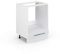 Vicco Herdumbauschrank Fame-Line, Herdschrank, Weiß Hochglanz/Weiß, 60 cm, AP Eiche
