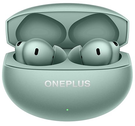OnePlus Buds 4 Bluetooth Wireless Earbuds, Zen Green, E513A, in-Ear, True Wireless with Active Noise Cancellation