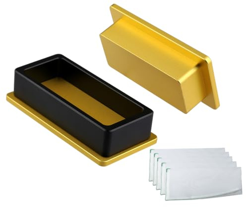 2x4 Inch Rosin Pre Press Mold Rectangular Pre-Press Mould | For Rosin & DIY Solventless Extraction, 6061 Aircraft-grade Aluminum, Magnetic Closure,5 Press Bags Included, Easy to Clean