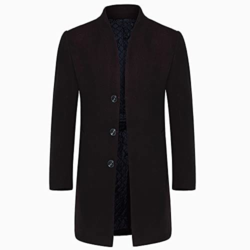 YOUTHUP Abrigo Lana Hombre Slim Fit, Invierno | Dos diseños disponibles, abrigo de lana slim fit versátil para el invierno