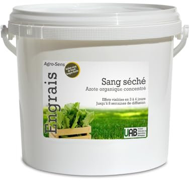 Sang séché, engrais azoté coup de fouet, gamme professionnelle - Seau 4 kg