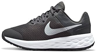 Nike Revolution 6 Nn (GS), Unisex Children's Gymnastics Shoes, Grey White, 7 US
