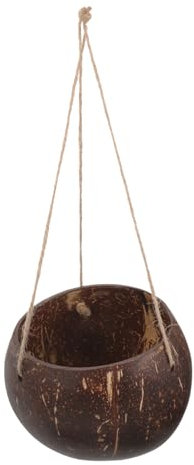 Décoration Pot de Fleurs en Coquille de Corbeille de Fruits Suspendue Pot de Plantation Suspendu Cordon Pots pour Plantes Panier Mural Pot de Fleur Suspendu Ménage