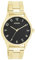 Oozoo - Timepieces Damen Uhr in Gold/schwarz | Armbanduhr Damen mit Edelstahlarmband | Moderne Uhr für Frauen | Edle Analog Damenuhr in rund C11427 (40mm Gehäuse)