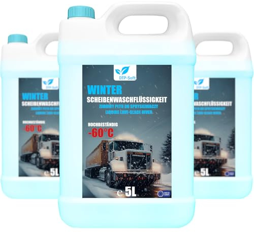 Scheibenfrostschutz Konzentrat 15 Liter -60 Grad | Frostschutz Konzentrat für die Auto Scheibenwaschanlage | Frostschutz Konzentrat 15L