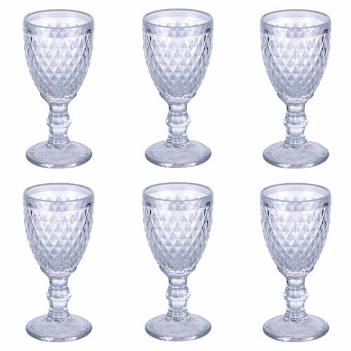 Villa d'Este Home Tivoli 1996 Lot de 6 liqueurs 50 ml en verre transparent, Madame