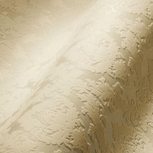 A.S. Création Architects Paper beflockte Barocktapete - hochwertige Luxustapete beige mit Flock 335821 - elegante Vliestapete auf 10,05m x 0,52m - Made in Germany