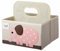 3 Sprouts - Wickeltasche Organizer - Baby Windel Caddy für Wickelutensilien - Wickelkorb & Wickelorganizer für Wickeltisch - Praktischer Wickelcaddy - Windel Organizer Korb - Elefant