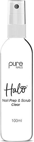 Pure Nails Halo Prep & Scrub Clear Nail Dehydrator (100ml)