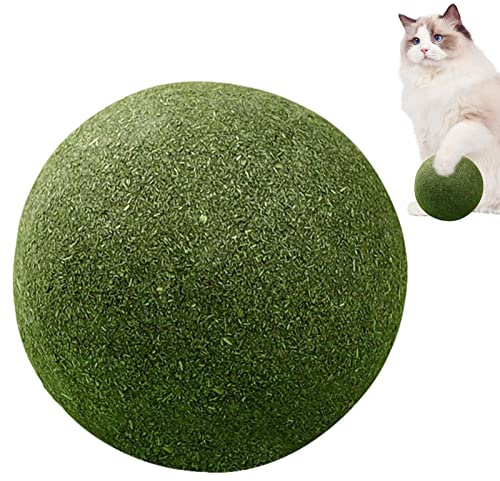 hierba gatera para gato y menta, bola 10 cm, bola menta para gato, bolas gigantes, naturales, saludables, lamibles, gigantes, supergrandes