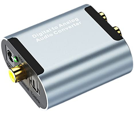 Toyvian 1set Convertitore Audio Digitale Analogico Con Uscita Supporto Volume e Tassi Di Campionamento Khz Adattabile Diverse Fonti e Ambienti Facile Installazione e Basso Rumore