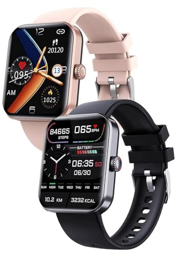 HOUKUNKA Outfany Trackpro 2.0, Orologio Shirem Trackpro 2.0, Ribili Trackpro 2.0, Dotmalls Trackpro 2.0, Smart Watch Orologi Sportivi Fitness all'aperto, Smart Watch (AB)