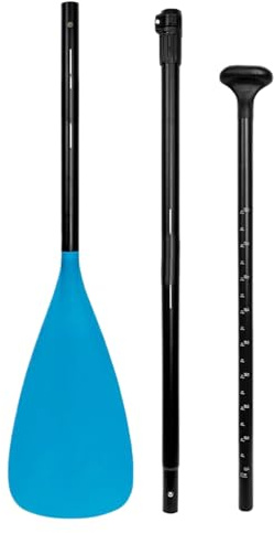 Xijobido Pala de Paddle Surf | Pala Telescópica Ergonómica - Herramienta De Remo Extraíble Accesorios para Canoa Actividades De Pesca Aventura Al Aire Libre Principiantes Navegación