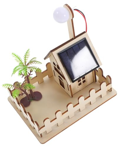 BESPORTBLE Lampade Esterno Energia Solare Kit Esperimenti Scientifici DIY per Ragazzo Ragazza, in Legno e Plastico, per Progetti Scolastici