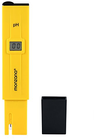 Monzana PH Messgerät Digitale Wassertester | mit LCD Anzeige | Batterie