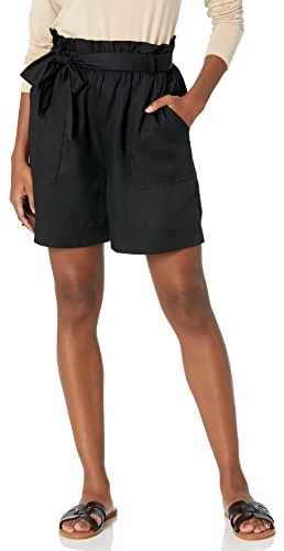 The Drop Bailey Short fonctionnel ceinturé pour Femme, Noir, S