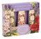 Panier des Sens - Regalo-Trio de cremas de manos naturales Provenza, Rosa, Lavanda - Ideas de regalos Made in France - Set de regalo de leches de manos con 97% de ingredientes naturales - 3x30ml