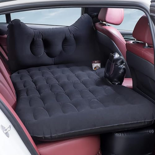OTOZUM Auto Matratze Aufblasbares Bett, Autobett Für Rücksitz, Aufblasbare Auto-Luftmatratze, Reisebett, Auto-Luftmatratze Mit Automatischer Luftpumpe (Color : 2)
