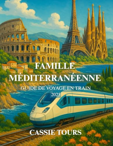 FAMILLE MÉDITERRANÉENNE GUIDE DE VOYAGE EN TRAIN 2025: Itinéraire inoubliable à travers plusieurs pays à travers l'Italie,la France et l'Espagne avec ... et des expériences locales authentique