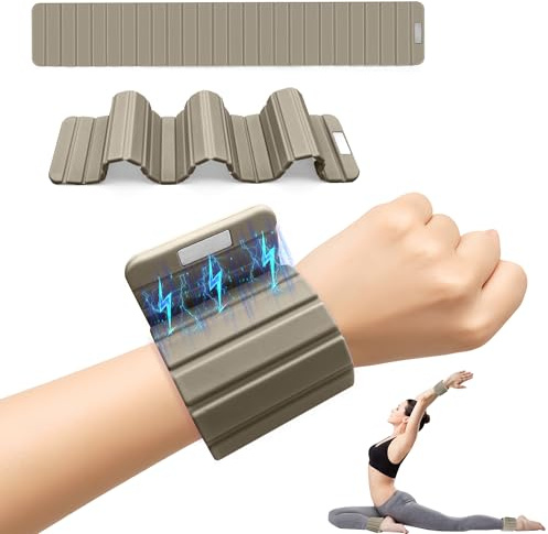 Pesi per polsi e caviglie per donne e uomini, pesi magnetici regolabili in silicone per allenamenti intensivi in palestra, corsa, yoga, allenamento della forza, set da 2 (1,1 libbre ciascuno), Kaki