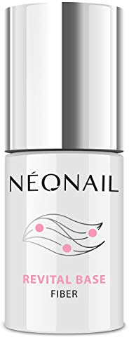 NÉONAIL Vernis Semi Permanent Base Coat 7,2 ml - Vernis Gel UV Semi Permanent - Revital Base Fiber - Vernis à Ongles - Gel Polish - Gel UV - Nail Art