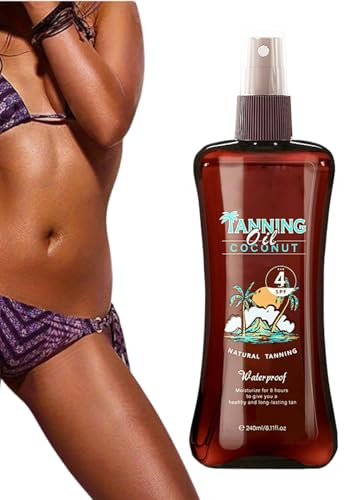 Self Tanner | 240ml Hydrating Self Tanning Lotion - Moisturizer Natural Long-Lasting Body Cream for Resort Beach Pool Summer Outdoor Vacation Sunbathing Travel Garden