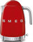 Smeg KLF04RDUK Jug Kettle, LED Display, 7 Temperature Settings, Acoustic Alarm, 3KW, 1.7L, Red
