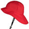 AWHA Südwester Cappello da Pioggia Rosso/Unisex - Berretto Impermeabile con Ampia Visiera e paraorecchie
