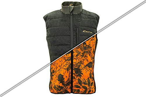 Carinthia G-Loft Ultra Loden Wendeweste Herren Outdoor-Weste aus Loden-Material, leichte, warme Jagd-Weste für Freizeit, Trekking, Wandern