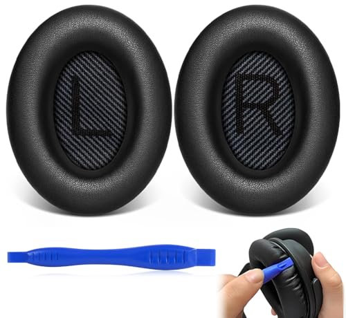 Coussinets d'oreille,Coussinets de Rechange Professionnels pour Casque Bose Quiet Comfort Bose QC2 / QC15 / QC25 / QC35 / QC35II / QC45 / AE2 / AE2i / AE2w / SoundTrure/SoundLink