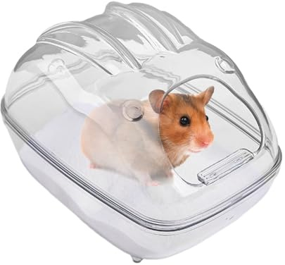 Hamster sandlåda | Chinchilla-badlåda, gerbilrengöringslåda, genomskinligt badkar för små djur