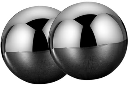 GALPADA Stainless Steel Wine Ice Stones Reusable Chilling Balls for Beverage Cooling Food-Grade Material for Wine Whiskey Lovers Includes Storage Box