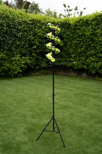 Feed Buddy Tennis Drop Ball Machine – Portable Solo Practice Ball Feeder | Feed Buddy Tennis Ace Ball Machine – Automatic Ball Feeder for Solo Tennis Practice, No Power or Batteries Required
