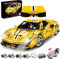 CaDA Master C61057W 488 Supercar klemmbausteine,3187 Teile Groß Ferngesteuert Auto 1: 8 Sportwagen,MOC Technik Building-Spielzeug für Erwachsene und Jugendliche
