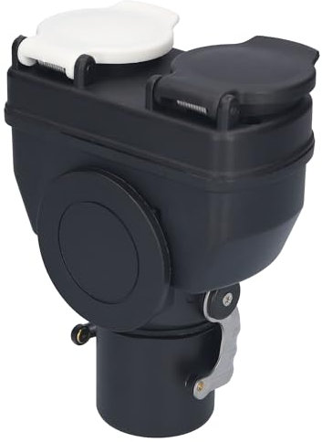 SAMETRUCK 24V LKW Kurzadapter 15pol auf 2X 7pol Stecker Steckdose Adapter Anhänger Trailer Auflieger