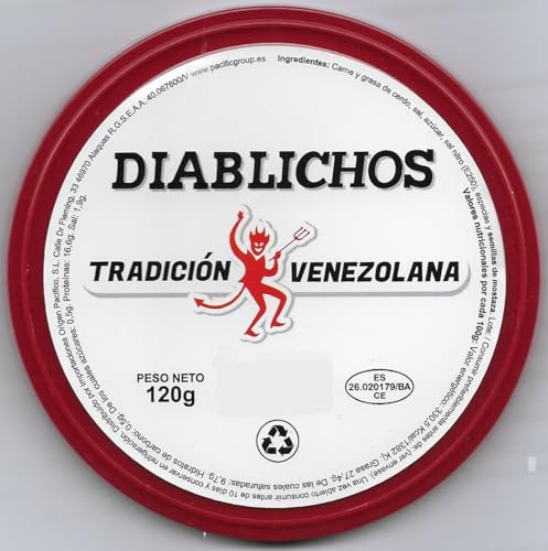 DIABLICHOS. DIABLITOS. Jamón endiablado para untar. Lata 120 g