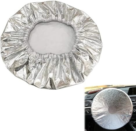 Parasol para Volante de Coche, Parasol Universal para Volante de Coche, Funda de Parasol para Volante, Funda de Protección Parasol para VehíCulo 50 x 50 CM, Cubre Volante Verano